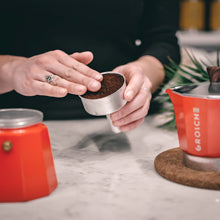 MILANO Stovetop Espresso Maker, Moka Pot Funnel, Fine Grind Coffee